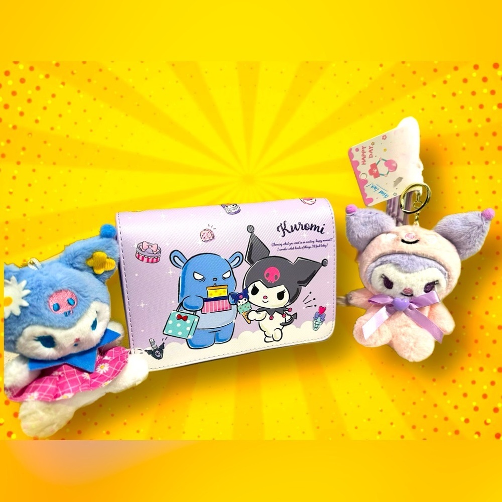 Sanrio’s Kuromi shoulder bag with choice of Bonus Gift